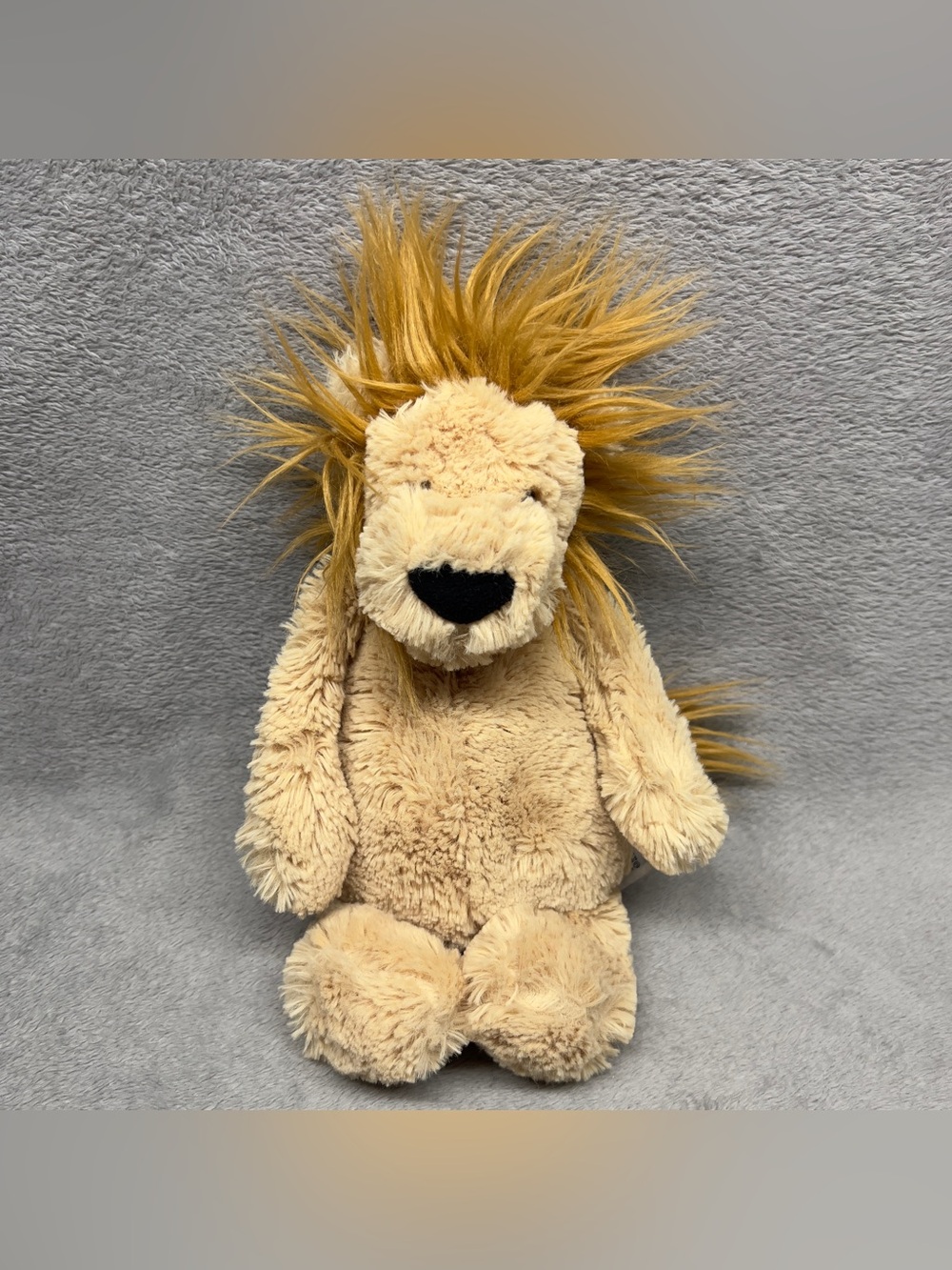 Jellycat Bashful Lion Plush Stuffed Animal Toy Carmel Yellow Soft Lovey Small